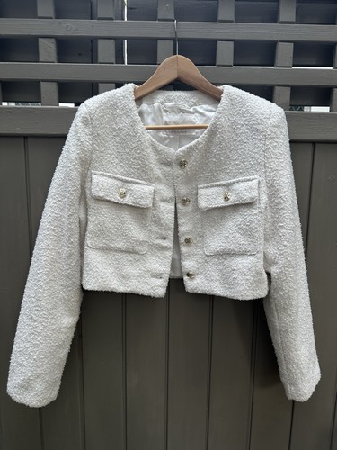 Amisu bouclé blazer jacke - bouclé,