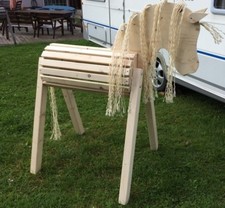 Voltigierpferd, Holzpferd