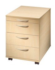 Rollcontainer Klassik mit Schubladen Bürowagen Schreibtischcontainer Container 