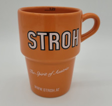 Stroh 80 Kaffeetasse orange (250ml)- TOP ZUSTAND - Rum Tee Kaffee Merch