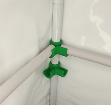 4x Space Booster für Growzelte mit 16-25mm Growbox Grow SCROG Netz Halter