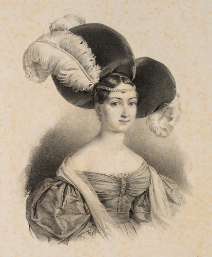 Bildnis einer dame - einer, mit