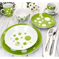 6er Set Pula Grün Porzellan