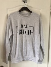 BAD BITCH DOPE UNISEX PULLOVER SWEATSHIRT MEDIUM M