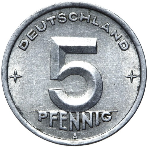 Ddr münze 5 pfennig 1948 - ddr,