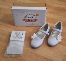 Happy Girls KOMMUNION Schuh weiß Gr. 31 * + Gratis weiße Strumpfhose Gr. 134-146