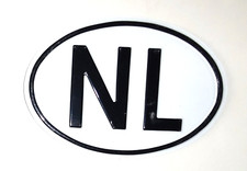 NL Nationalitätenkennzeichen Niederlande Schild Länderkennzeichen 19x13 Oldtimer