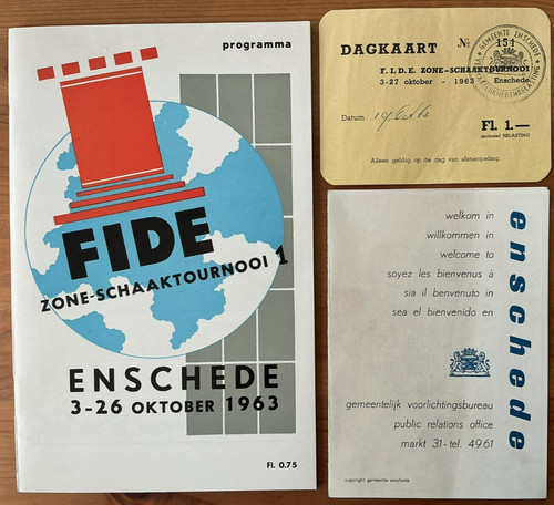 Chess 1963 enschede - chess:,