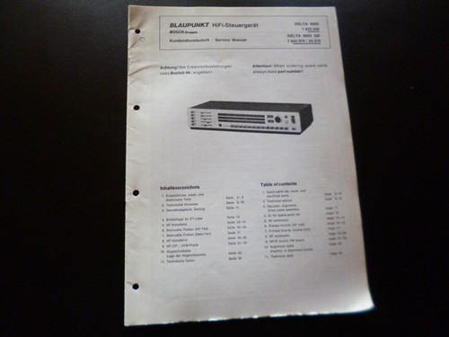 Original service manual - original,