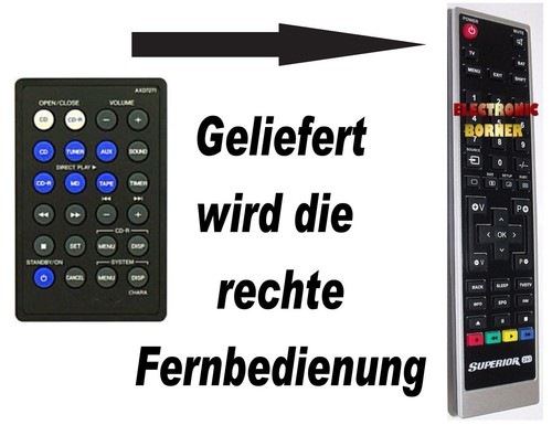 Ersatz fernbedienung für - ersatz,