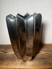Große Vase, Keramik, silber