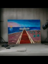 XL Leinwand Acryl Bild Meer