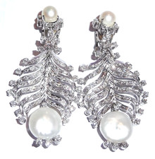 Earrings Platinum 3.10ct