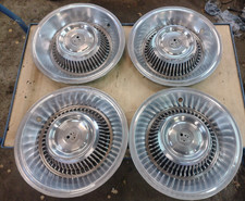 4x Cadillac Radkappe Hub Cap 15 Zoll Wheel Cover für Baujahr ca. 1960/61