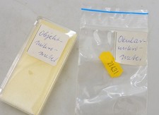 1x Okularmikrometer + 1x Objektmikrometer  f. Mikroskope Carl Zeiss Jena⭐✅(8318)