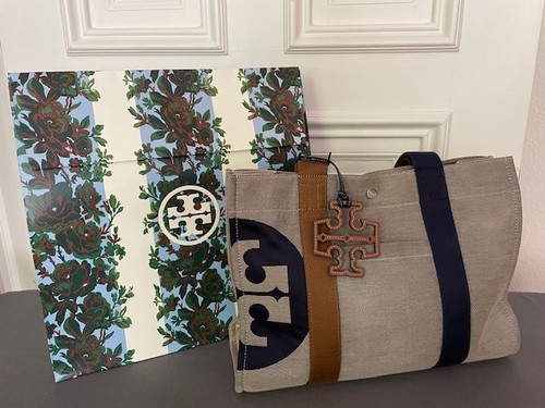 Tory burch twill tote - twill,