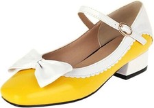 Damen Mary Jane Blockabsatz