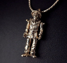 Anhänger Silber OZ Vogelscheuche 3D - attraktiv & ausgefallen Morgan Fischer