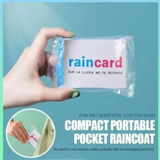 1 Stück Reise Regenmantel
