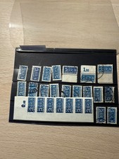 Konvolut Notopfer Berlin 2 Pf mit geschnittenem Bogenteil, sehr selten