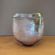 ERIC ASTOUL (FR) STUDIOKERAMIK SCHALE HOLZBRAND FRENCH STUDIO POTTERY LA BORNE