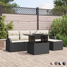Garten-Sofa-Set mit Kissen