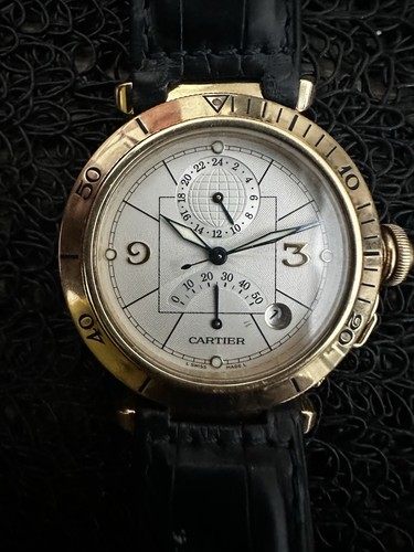 Cartier pasha gangreserve gmt - cartier,