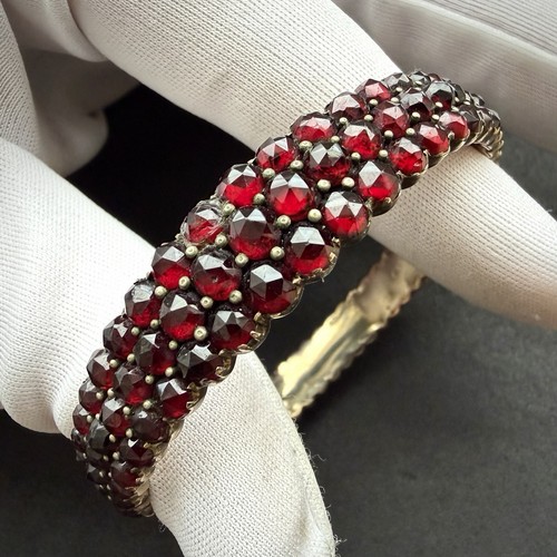 Granat armband armreif - granat,