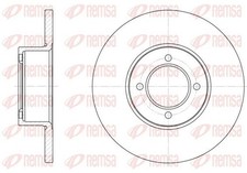 2x REMSA Bremsscheibe 6127.00