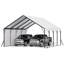 Zeltgarage 5,8X6X3,77M Lagerzelt Carport Autounterstand Für Boote Lkws