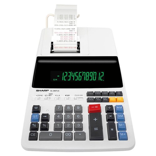 Sharp 2607lg tischrechner - sharp,