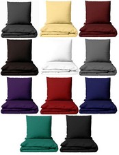 Bettwäsche Baumwolle UNI 135x200 155x200 155x220 200x200 200x220 220x240 Set