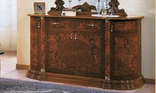 Anrichte Wohnzimmer Esszimmer Sideboard Buffet Nussbaum Hochglanz Möbel Italien