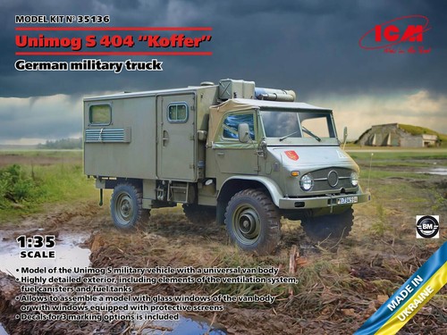 Icm unimog 404 s404 koffer - /,