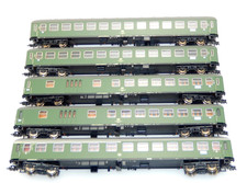 Fleischmann H0 5 Personenwagen D-Zug grün