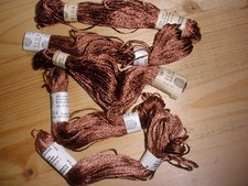 5 x Stickgarn/Stickseide/