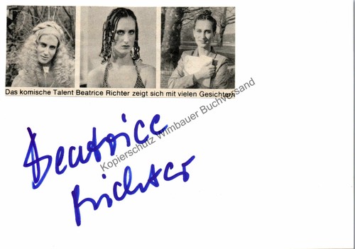 Original autogramm beatrice - original,