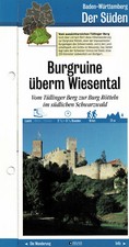 Vom Tüllinger Berg zur Burg Rötteln im Schwarzwald Rad- und Wanderkarte