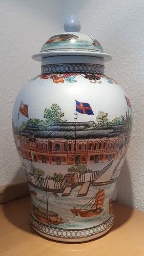 Alte handbemalte chinesische - alte,
