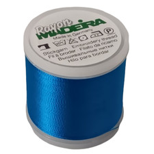 200m Madeira Rayon Col. 1177 No. 40 Stickgarn 100% Viskose Maschinensticken blau