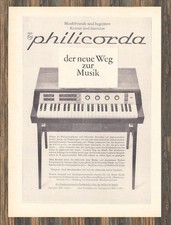 Philips Philicorda - Reklame
