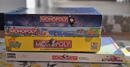 Monopoly spiele konvolut - konvolut, 4x