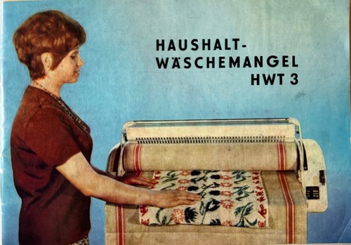 Ddr textima wäschemangel hwt - ddr,