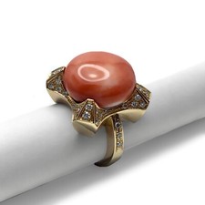 VINTAGE DESIGNER RING GOLD