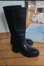 Damen Plateaustiefel Stiefel