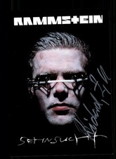 Richard Z. Kruspe  Rammstein Autogrammkarte Original Signiert  # BC 226506