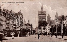Vintage Danzig Kohlenmarkt mit