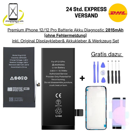Für iphone pro batterie - 12/12,