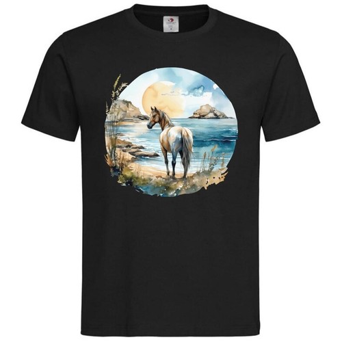 Shirt pferde reiten - t-shirt,
