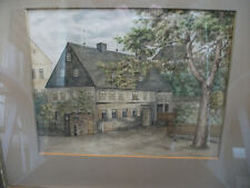 Aquarell, Gebäude, Pfarrhaus ?, Zwickau